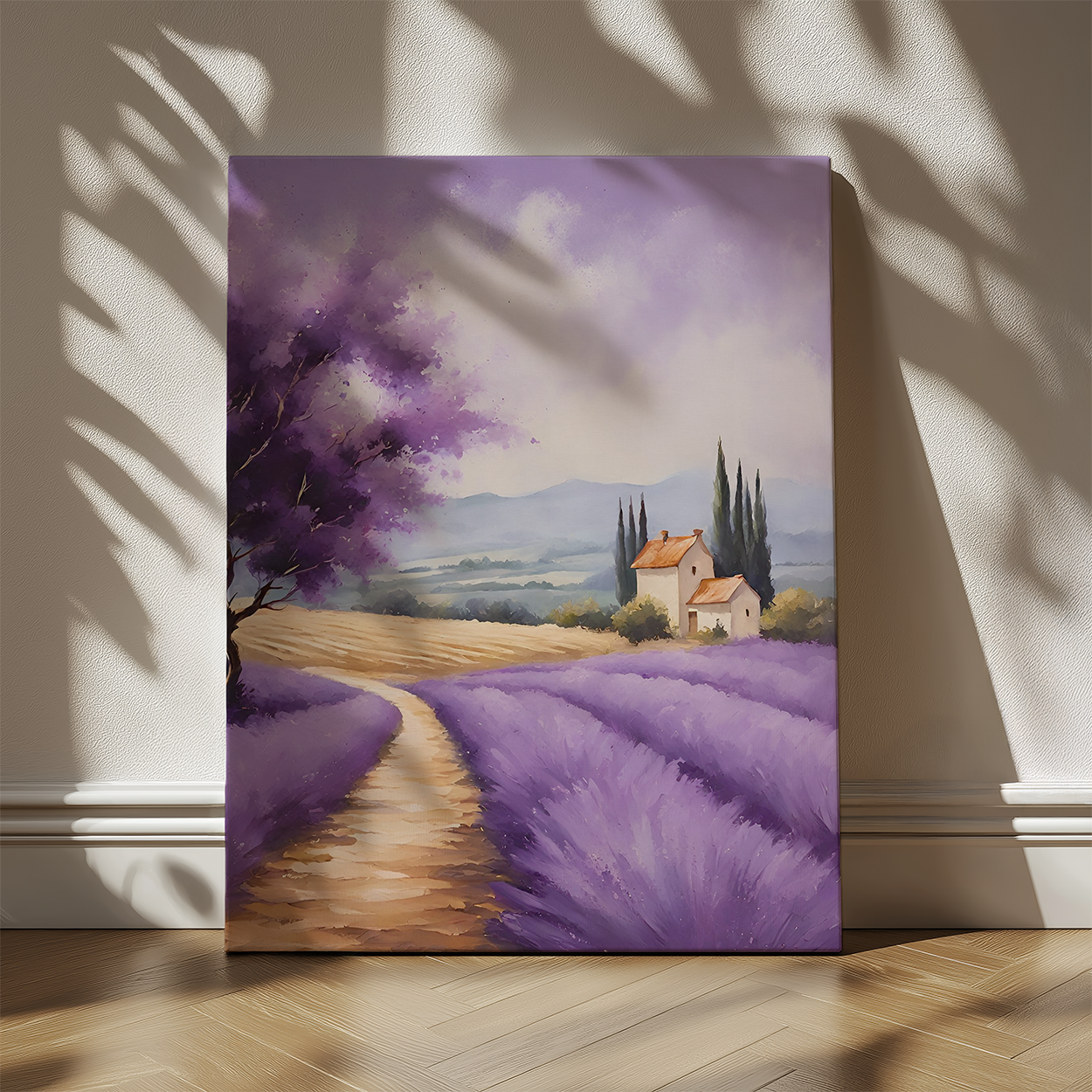 Amethyst Meadows Canvas Frame