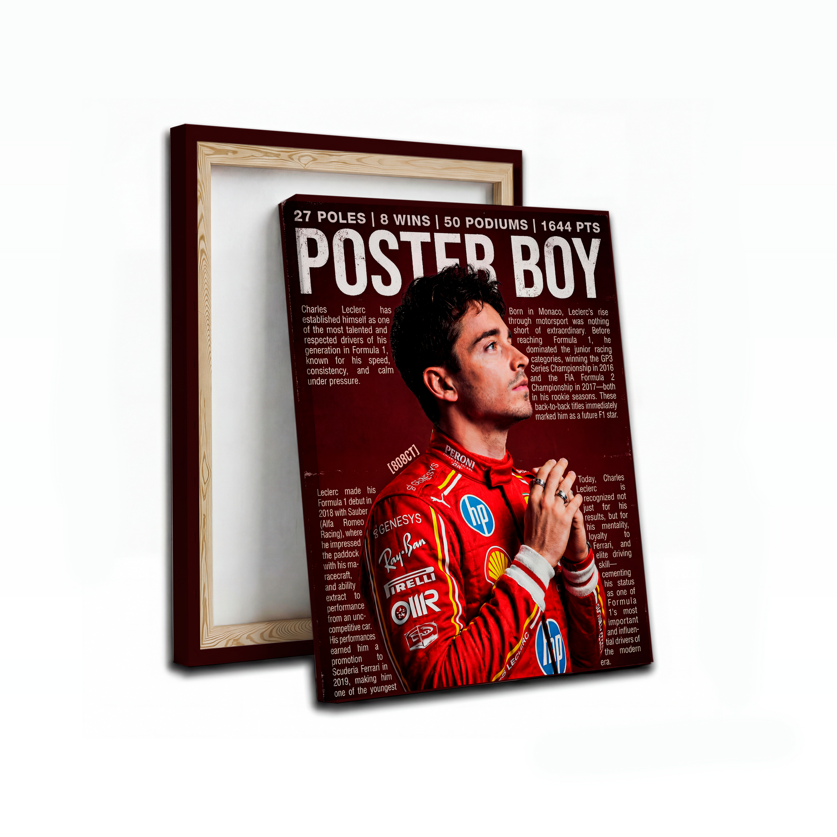 Charles Leclerc Canvas