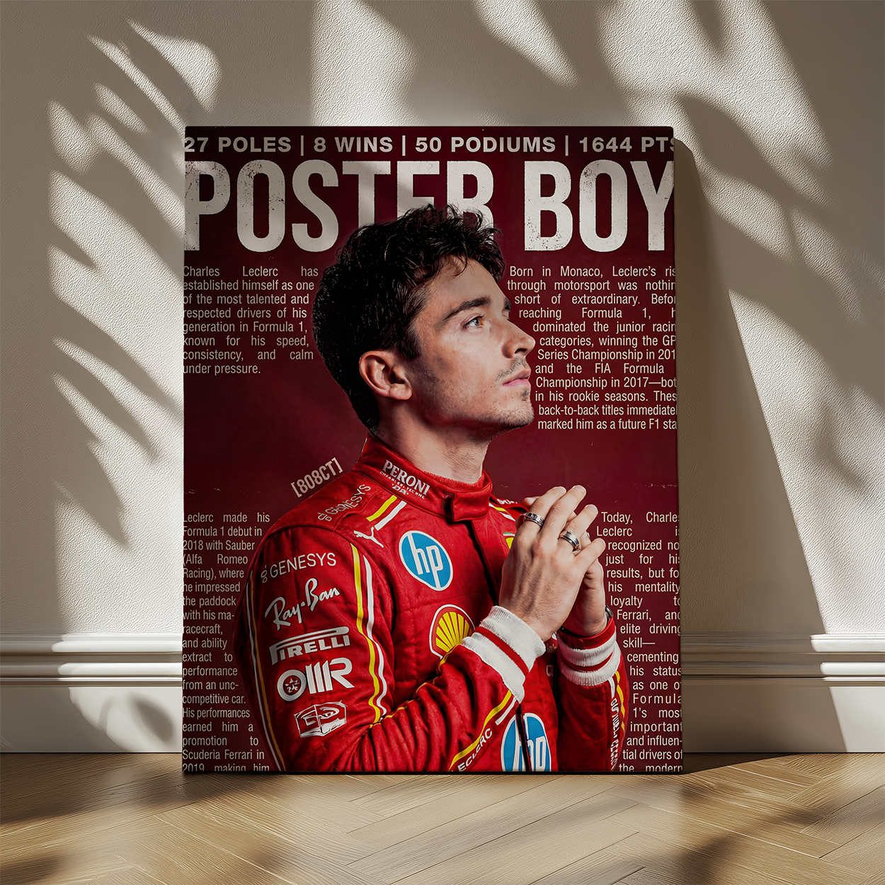 Charles Leclerc Canvas