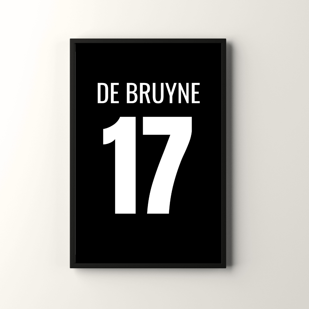 Kevin De Bruyne 17 — Iconic Player Number