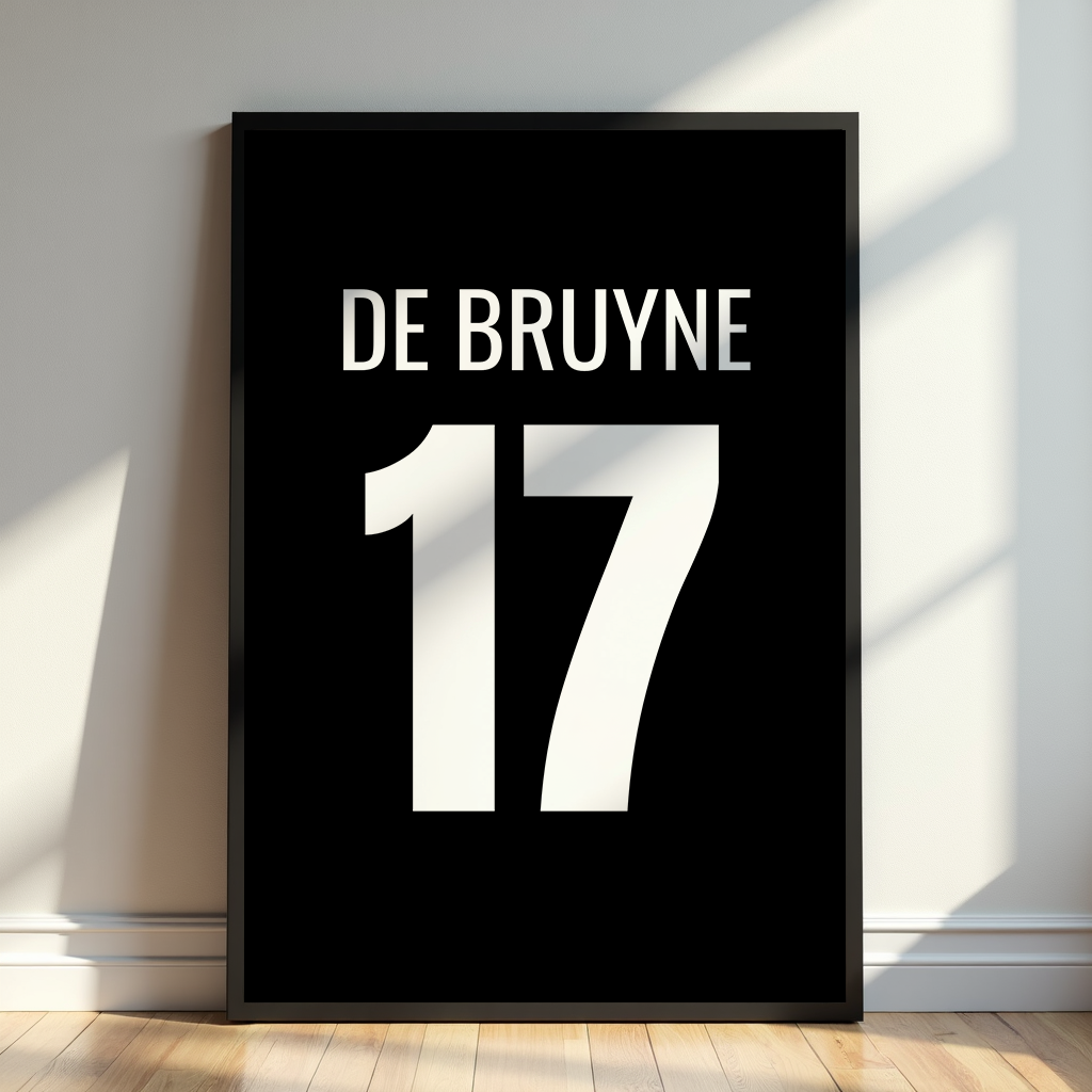 Kevin De Bruyne 17 — Iconic Player Number