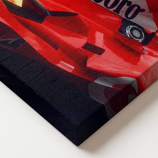 Ferrari Marlboro Flames Canvas