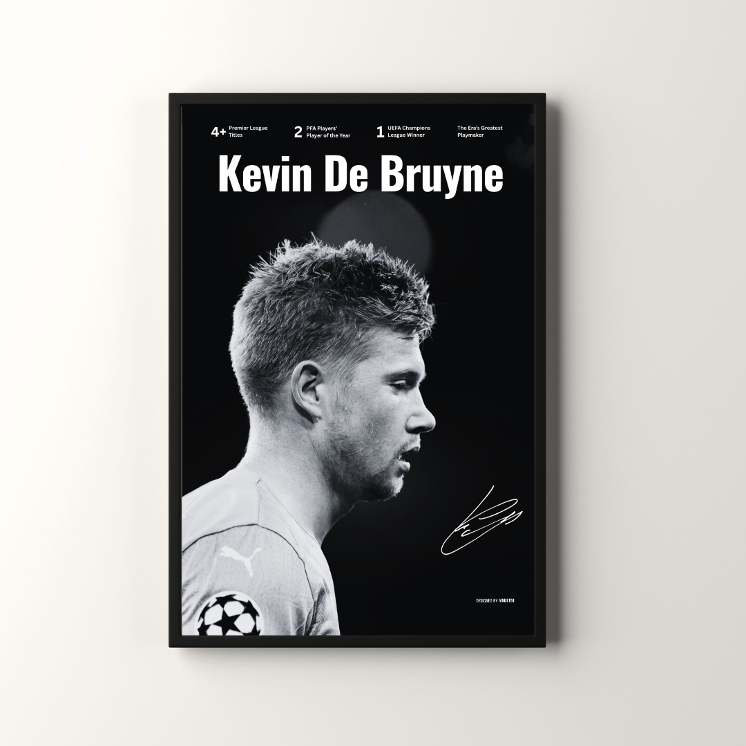 Kevin De Bruyne — The Architect (Monochrome Edition)