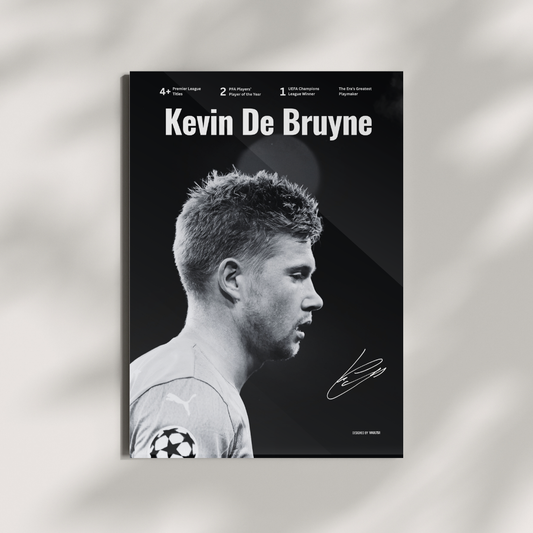 Kevin De Bruyne — The Architect (Monochrome Edition)