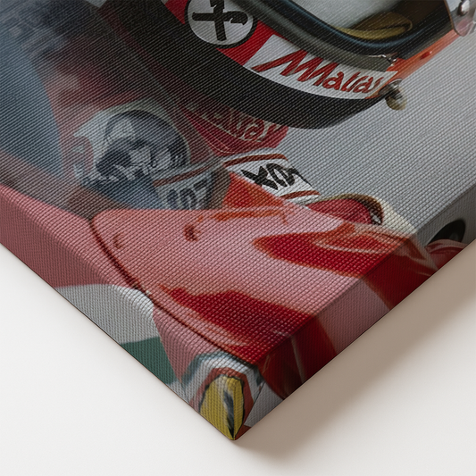 Niki Lauda Ferrari Canvas