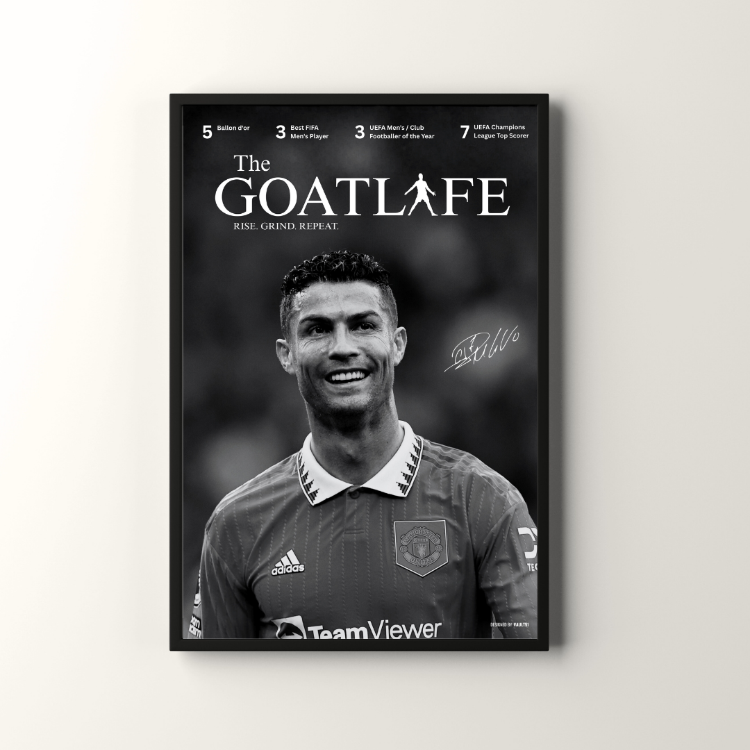 Ronaldo — The GOAT Life (Monochrome Edition)