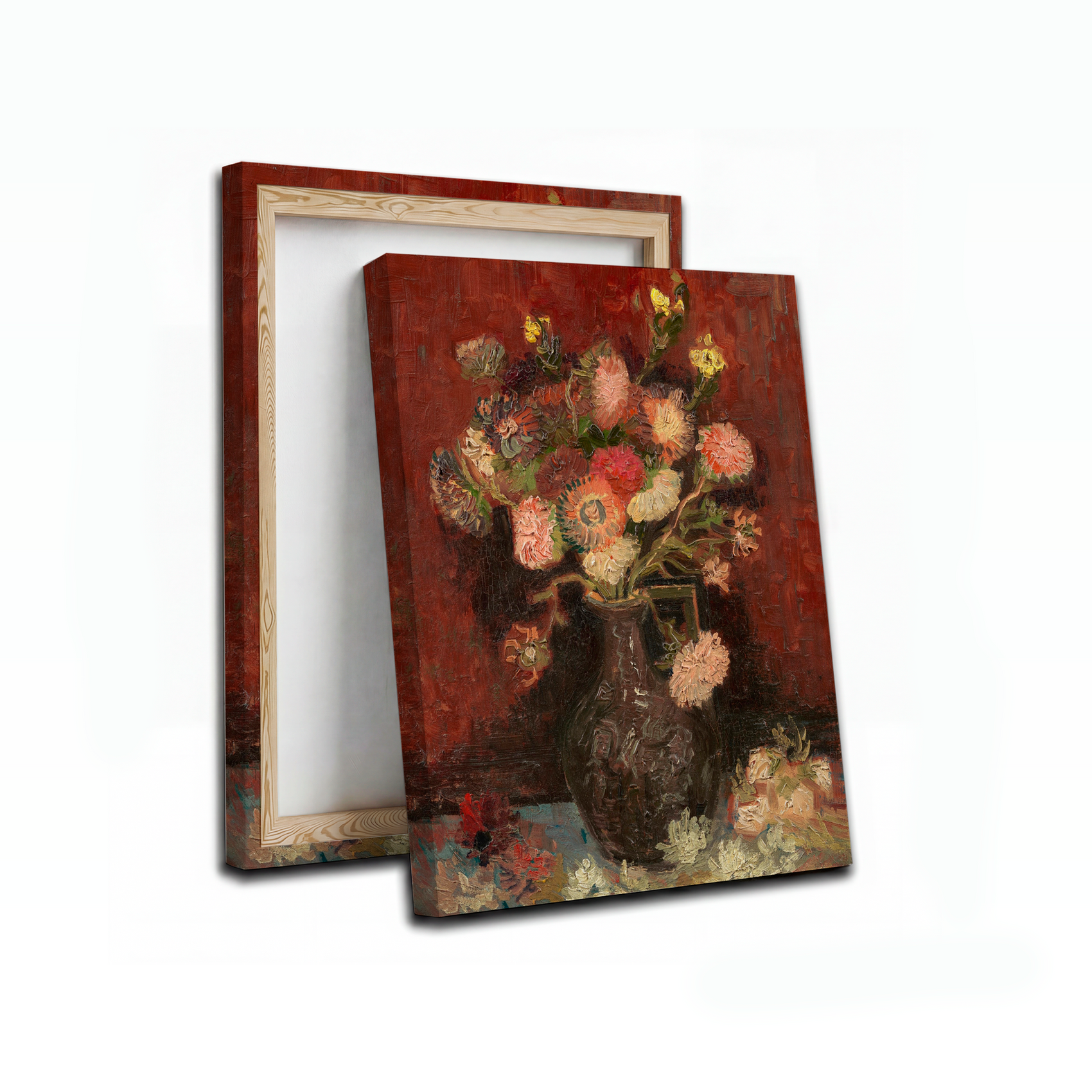Red Pot Canvas Frame