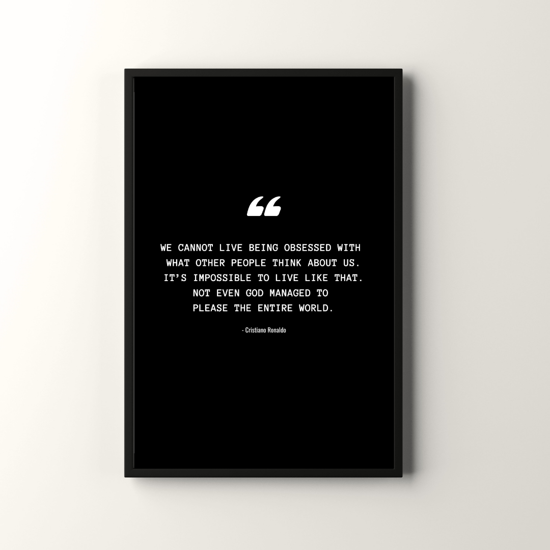 “Impossible to Please Everyone” — Cristiano Ronaldo