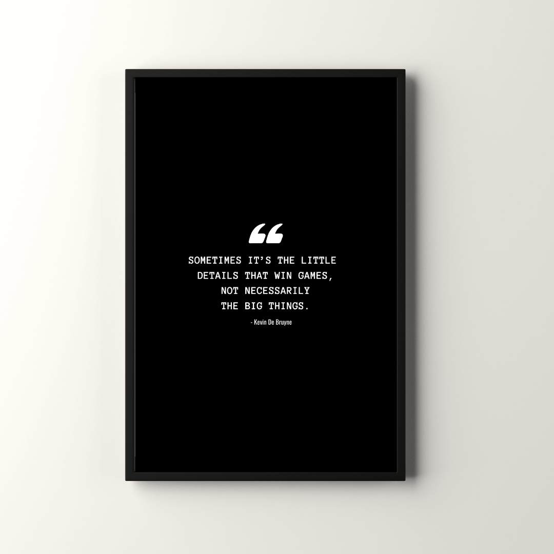 “The Power of Details” — Kevin De Bruyne