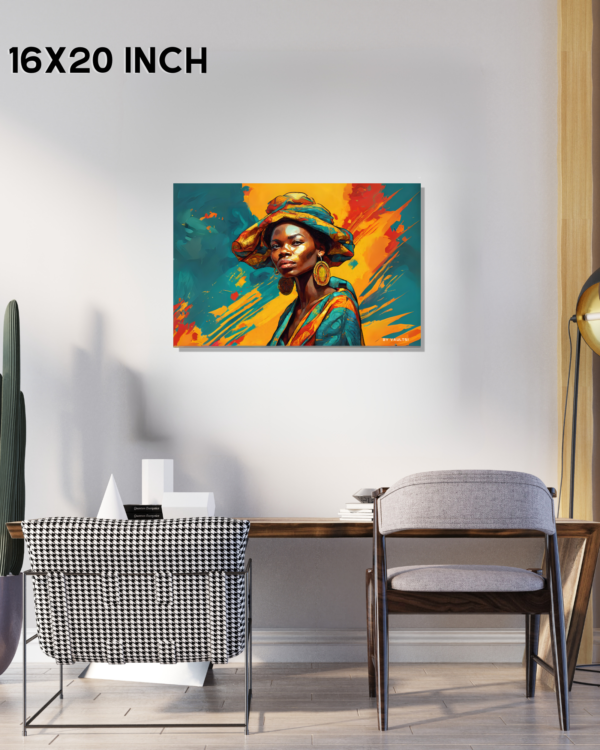 Queen of Resilience: A Black Woman's Portrait