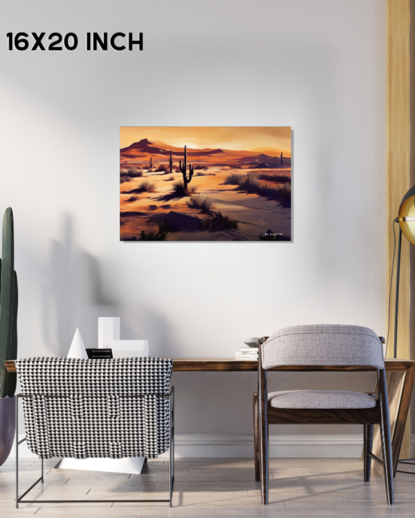 Dunes at Dusk: A Desert Mirage Unveiled