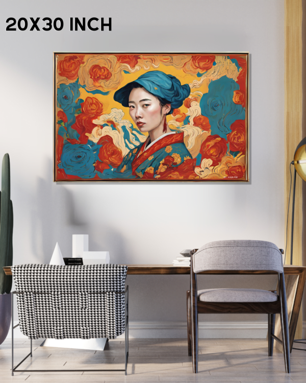 Harmony Unveiled: A Brushstroke of the Orient