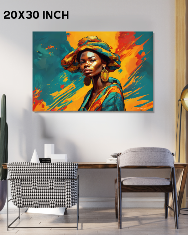 Queen of Resilience: A Black Woman's Portrait