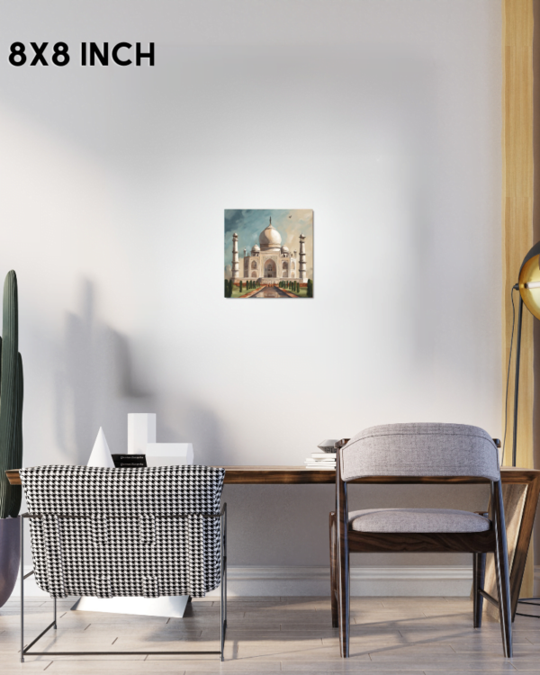 Lustrous Love: Painting the Taj Mahal's Splendor