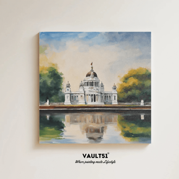 Royal Resonance: A Brushstroke Journey