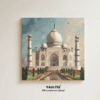 Lustrous Love: Painting the Taj Mahal's Splendor