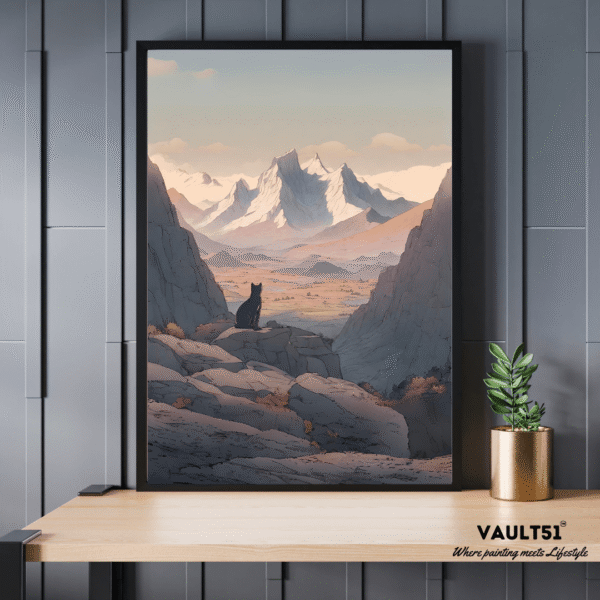 Feline Contemplation: Gazing into the Abyss