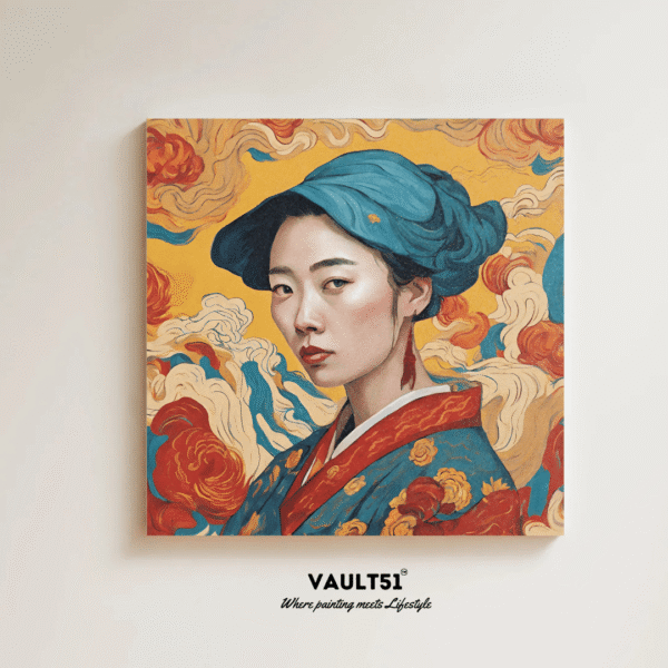 Harmony Unveiled: A Brushstroke of the Orient