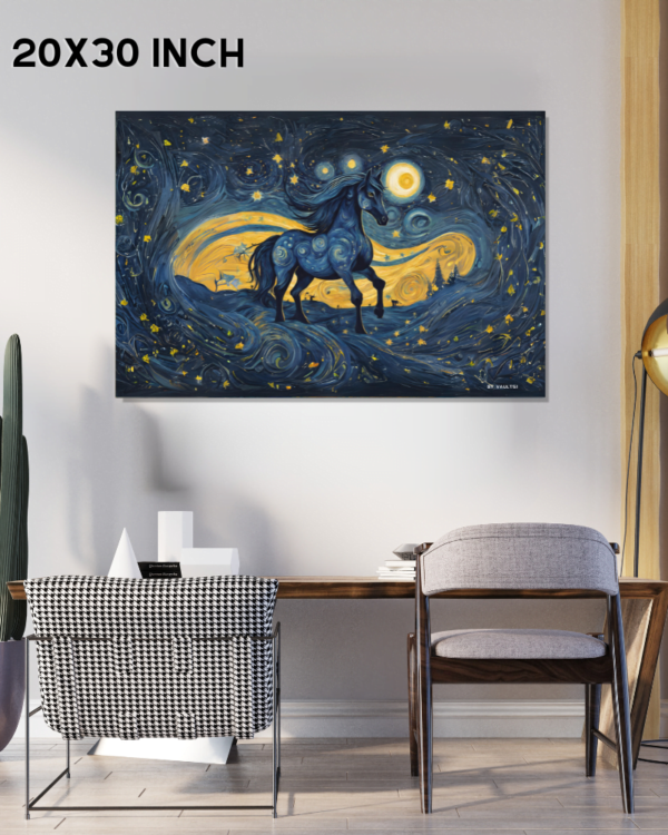 Galactic Stallion: Journey Across the Cosmos