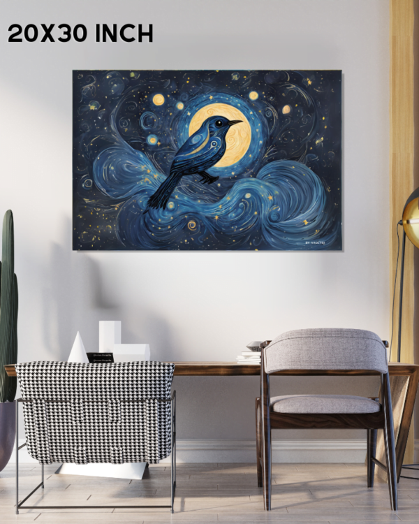 Stellar Songbird: Melodies Amidst the Cosmos