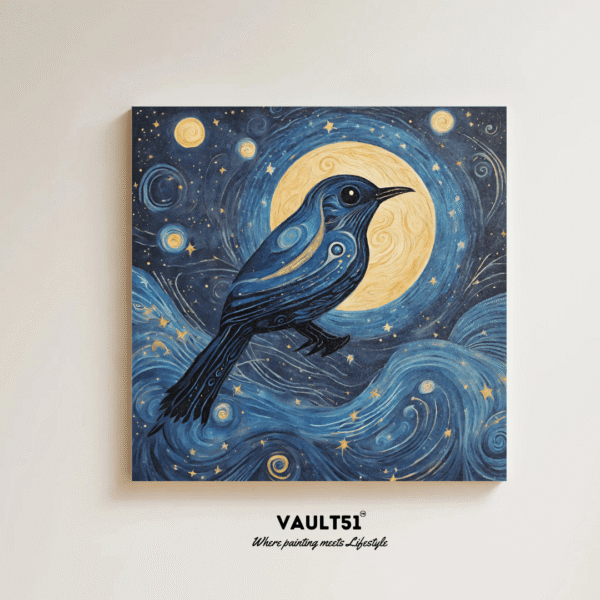 Stellar Songbird: Melodies Amidst the Cosmos