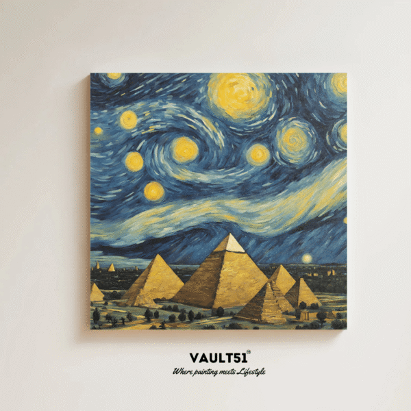 Pyramids of Perception: Van Gogh's Ode to Ancient Majesty