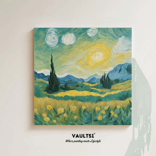 Van Gogh's Verdant Symphony: A Portrait of the Grassland
