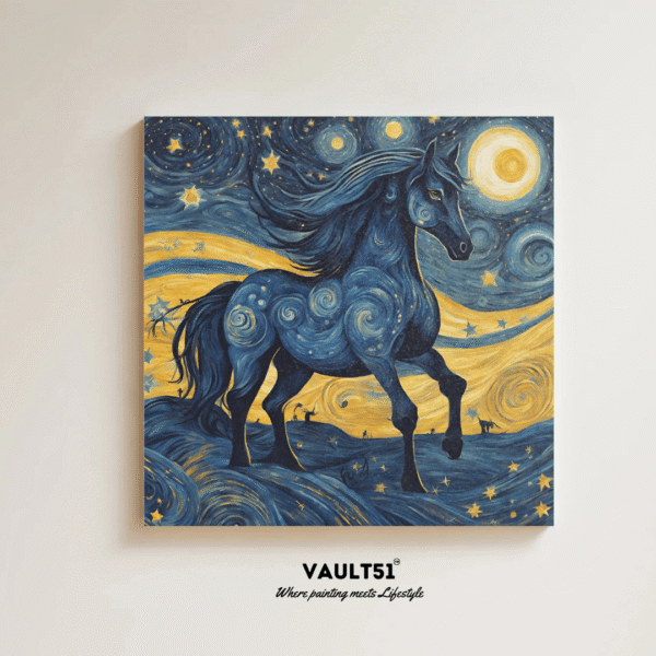 Galactic Stallion: Journey Across the Cosmos