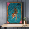 Maximalist Collection : Tiger In Pool